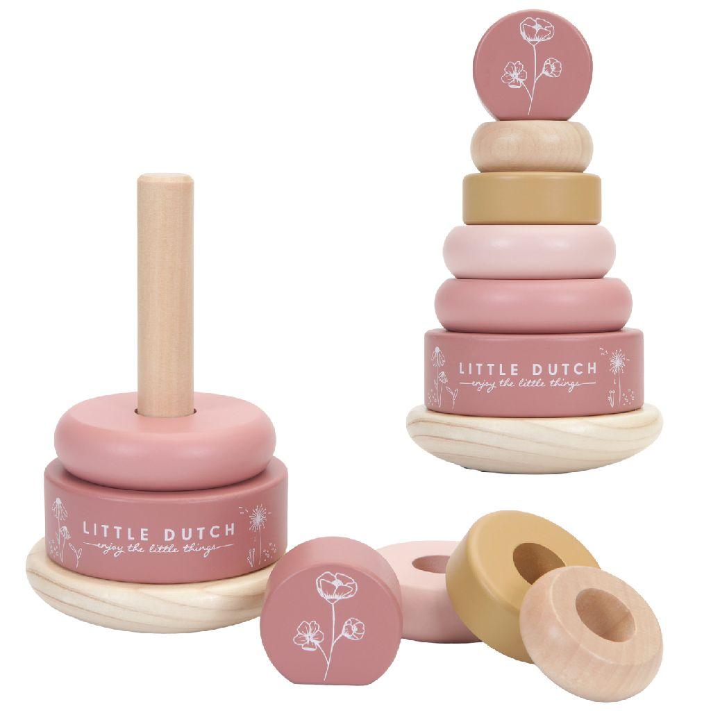 Little Dutch Houten Tuimelstapelaar - Wild Flowers
