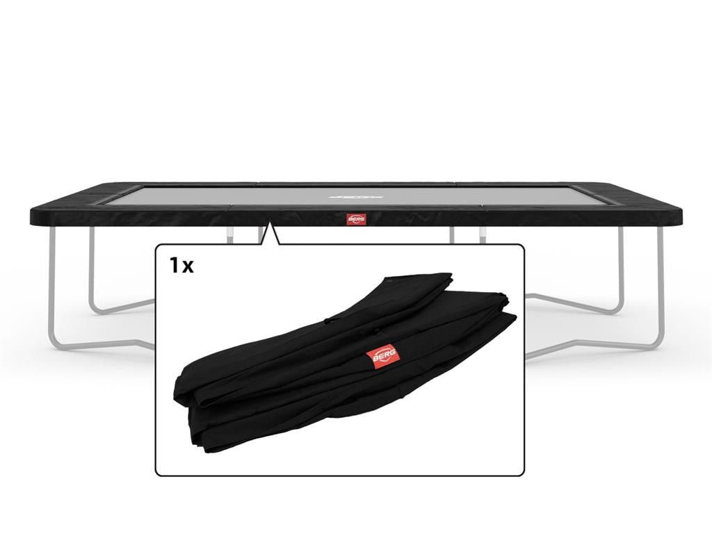BERG Trampoline Beschermrand Ultim Favorit - 330 x 220 cm - Zwart