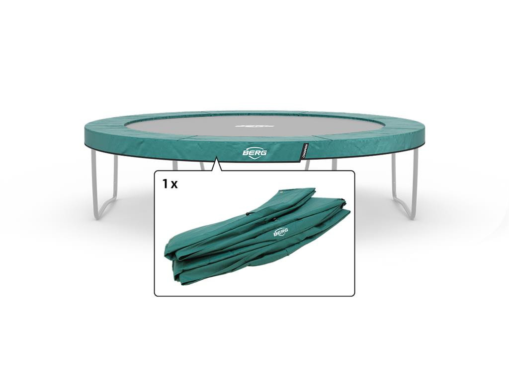 BERG Trampoline Beschermrand Champion - 430 cm - Groen 
