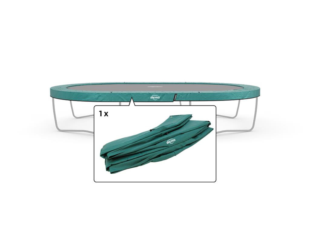 BERG Trampoline Beschermrand Grand Champion - 350 x 250 cm - Groen