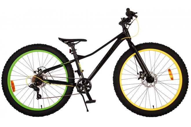 Volare Gradient - Kinderfiets - 26 inch - 7 Versnellingen - Ultra Light - Zwart Geel Groen