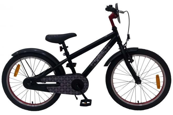 Volare Spiderman Kinderfiets - 20 inch - Mat Zwart