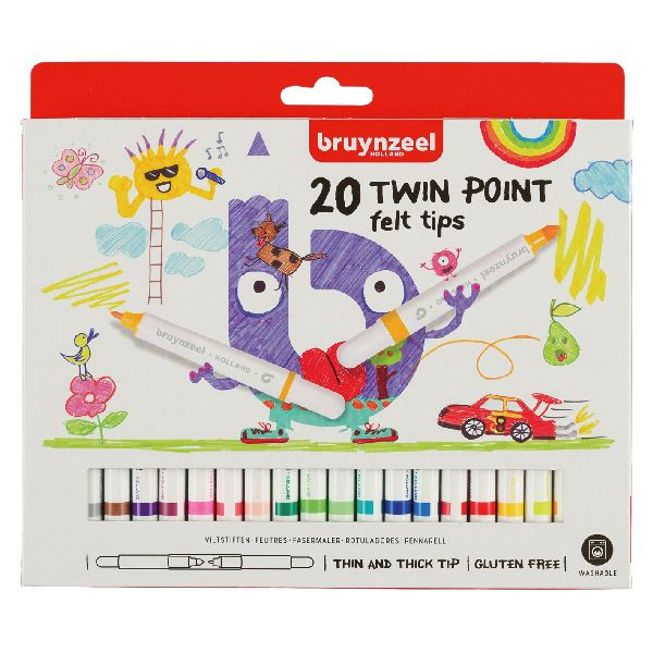 Bruynzeel Viltstiften Twin Point