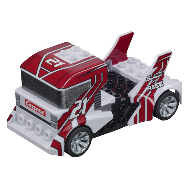 Carrera GO!!! Build 'n Race - Race Truck - Wit
