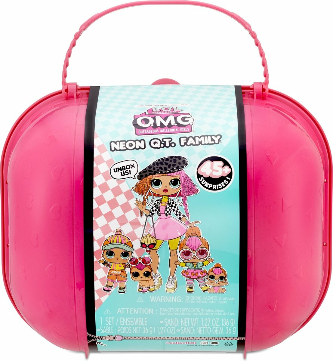 L.O.L. Surprise! Neon QT Family - Speelset - Modepoppen