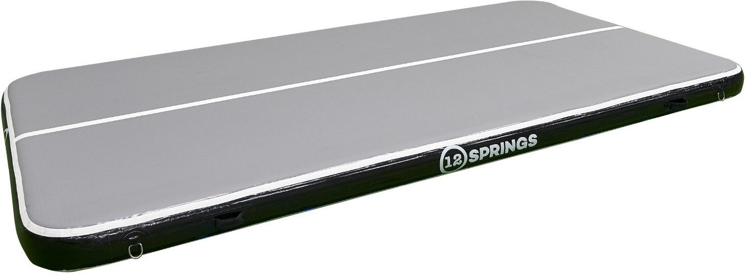 12SPRINGS Airtrack 600 x 200 x 20 cm Plus - Zwart