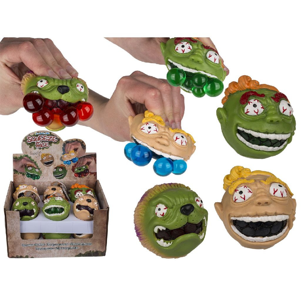 Squeeze Face - Squishy - 6.5 cm - Prijs per Stuk