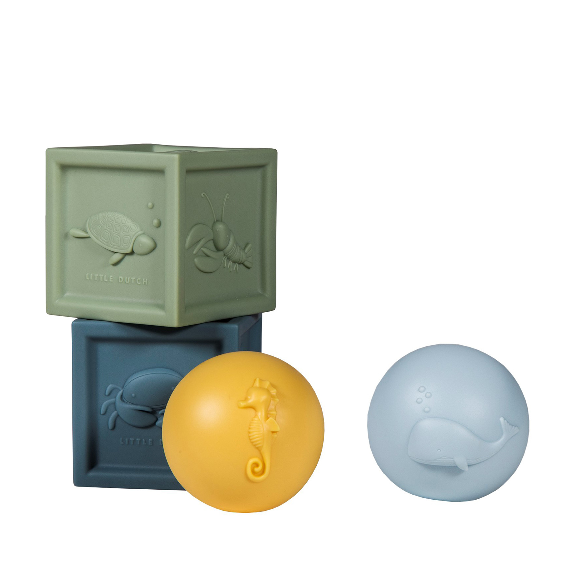 Little Dutch Blokken en Ballenset - Ocean