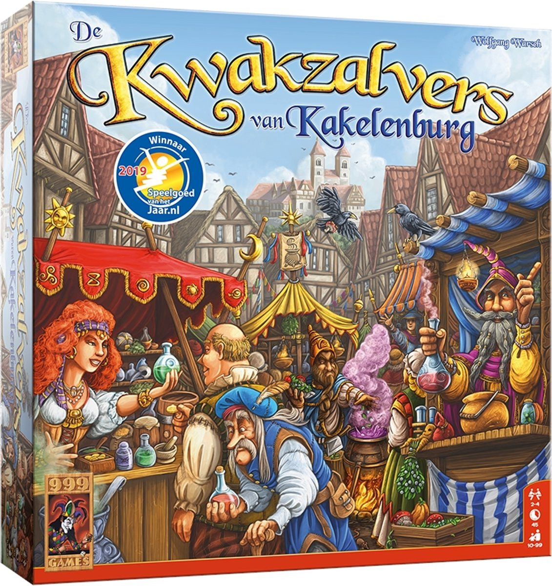 De Kwakzalvers van Kakelenburg Bordspel
