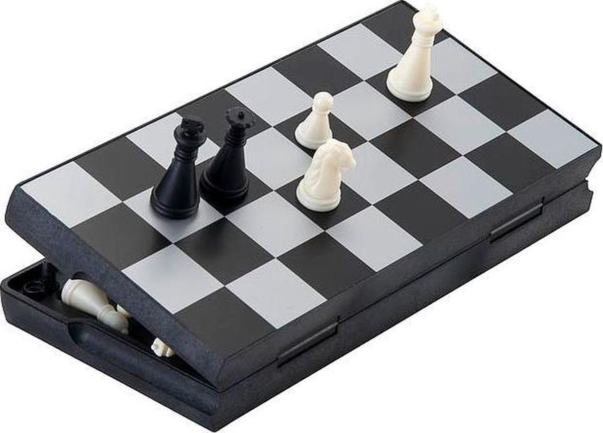 Schaakspel Magnetisch - Reisspel - 16 x 16 cm