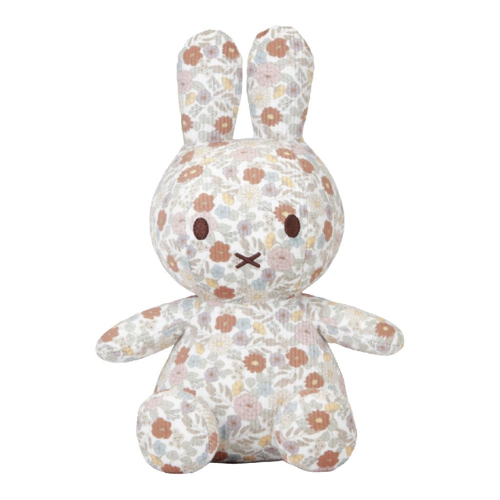 Nijntje Vintage Allover Little Flowers - 25 cm - Knuffel 