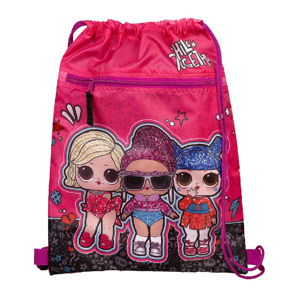 L.O.L. Surprise! Rugtas met Koordjes - 31 cm - Roze